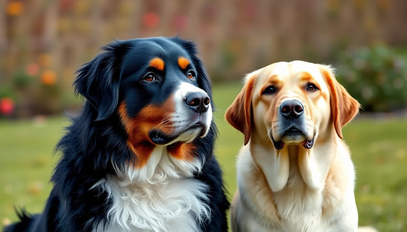 Bernes de la Montaña vs Labrador Retriever