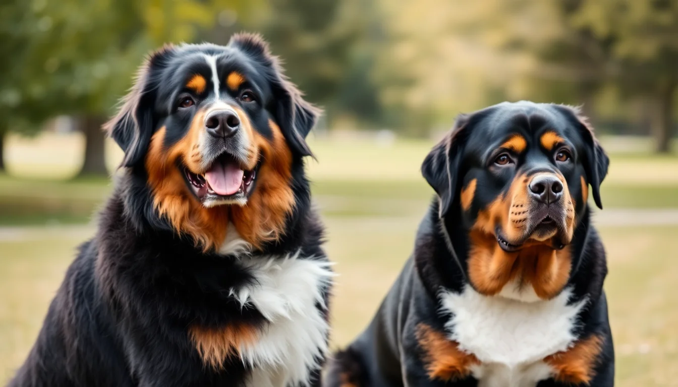 Bernes de la Montaña vs Rottweiler