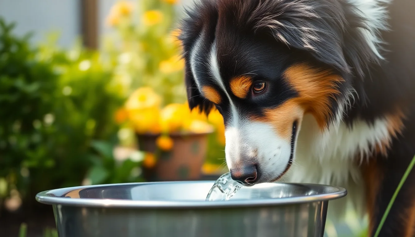Hidratación del Bernes de la Montaña: ¿cuánta agua necesita?