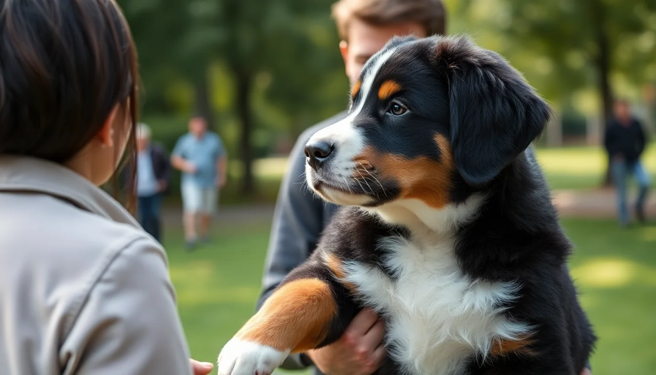 Socialización temprana: clave en el Bernes de la Montaña